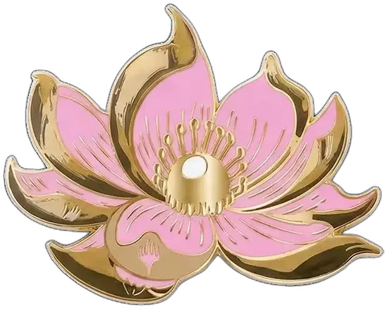 Gilded Lotus pin
