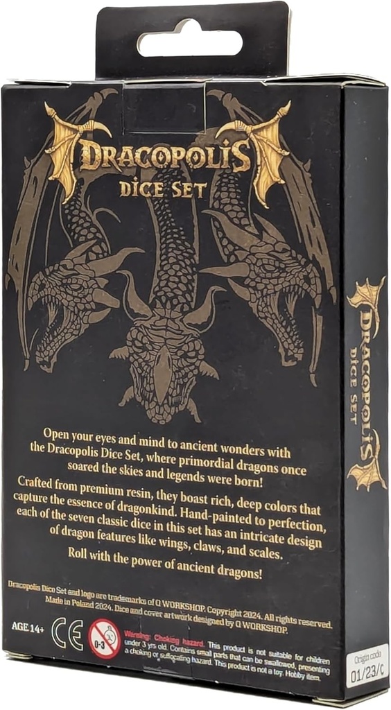 Dracopolis Dice Set - The Yucatan Featherwing (copy)