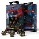 Cyberpunk Red Dice Set - Blood over Chrome (copy)