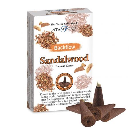 Sandalwood Incense Cones Stamford Backflow