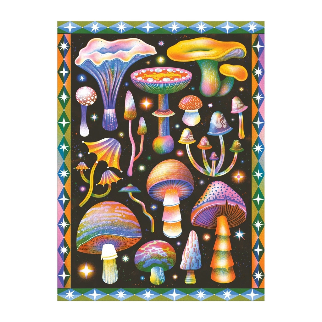 Cosmic Mushrooms 1000 Piece Puzzle