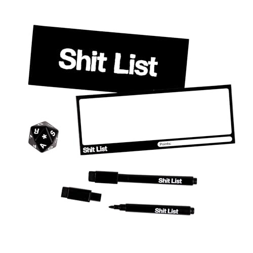 Cards Against Humanity Shit List Party