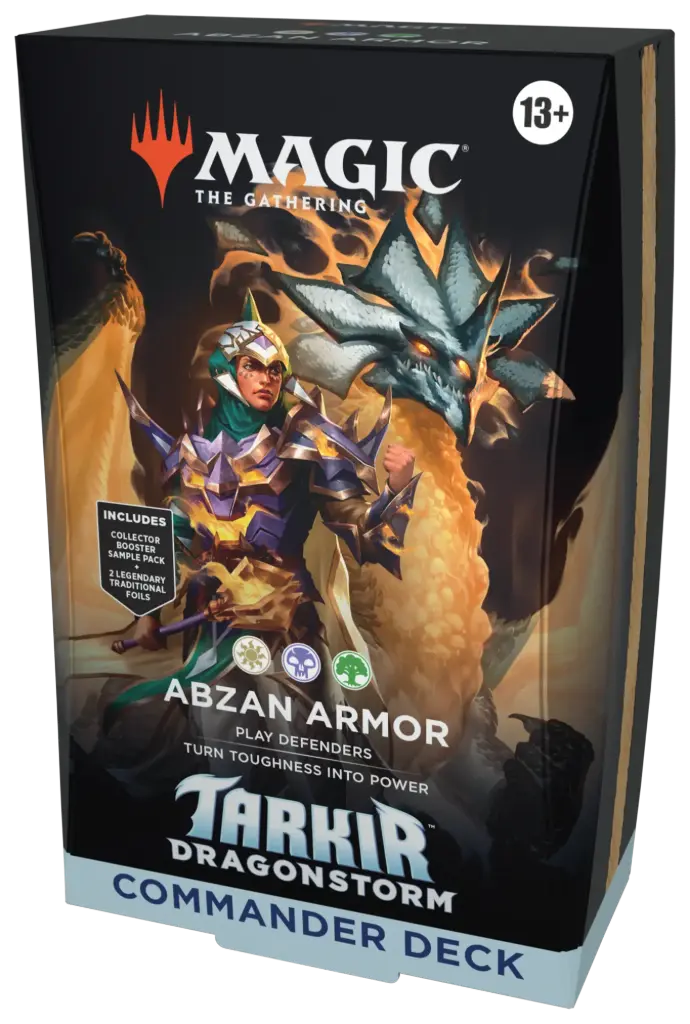Magic: The Gathering - Tarkir: Dragonstorm Commander Deck - Abzan Armor (White-Black-Green)