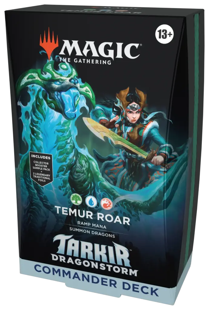 Magic: The Gathering - Tarkir: Dragonstorm Commander Deck - Temur Roar (Green-Blue-Red)