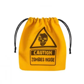 Zombie Yellow & Black Dice Bag