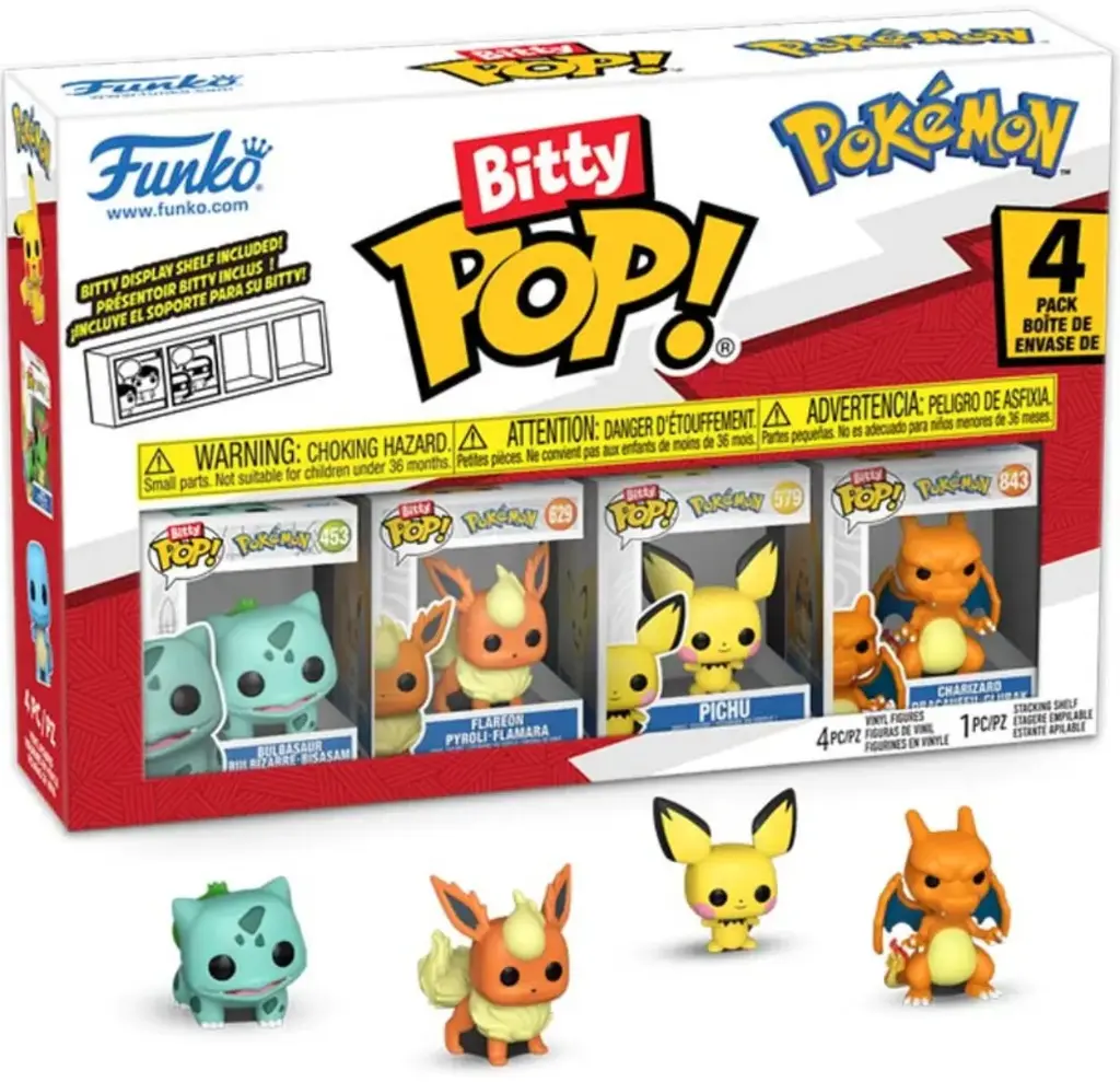 Funko Bitty Pop! Pokémon (Bulbasaur 4PK)