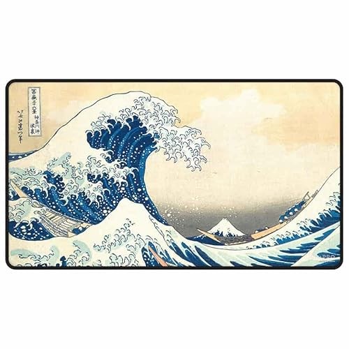 Black Stitched Playmant The Great Wave off Kanagawa by Hokusai - Ultra Pro
