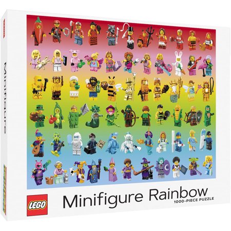 LEGO Minifigure Rainbow 1000Piece Puzzle