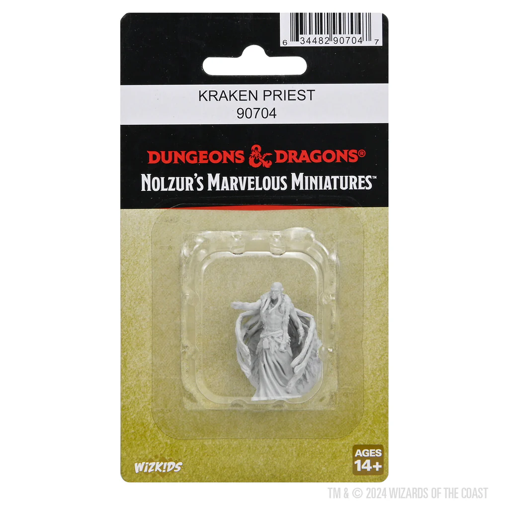 D&D Nolzur's Marvelous Miniatures Unpainted Miniature Kraken Priest