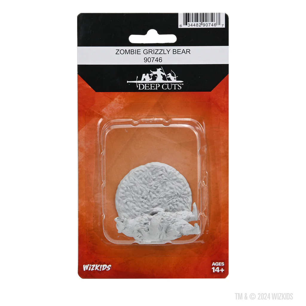 Pathfinder Deep Cuts Unpainted Miniatures Zombie Grizzly Bear
