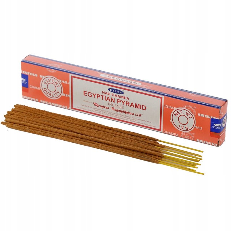 01351 Satya Egyptian Pyramid Nag Champa Incense Sticks 