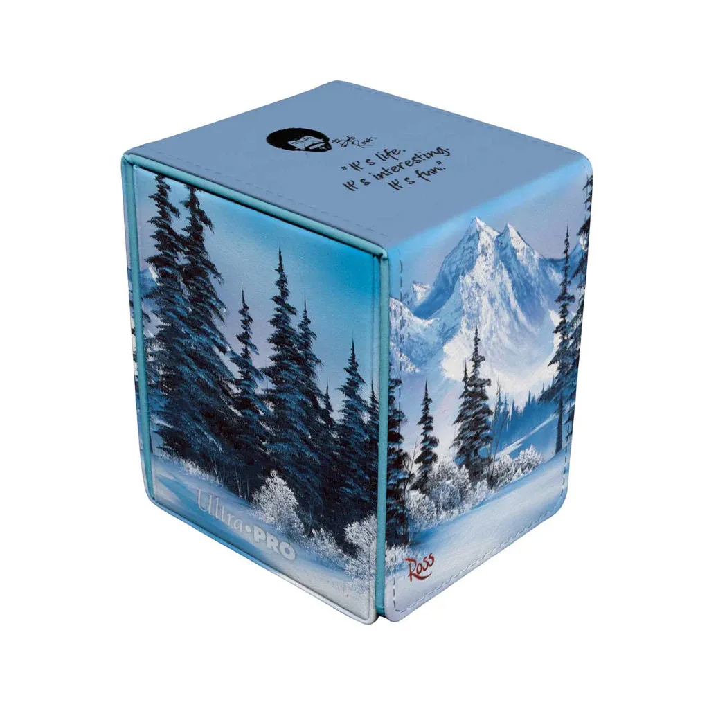 Alcove Flip Deck Box Winter Paradise Bob Ross - Ultra Pro