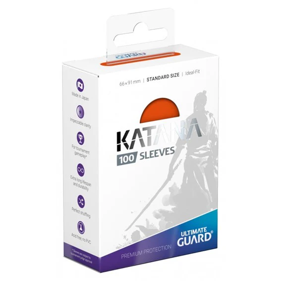 Ultimate Guard: Katana Standard Sleeves Orange