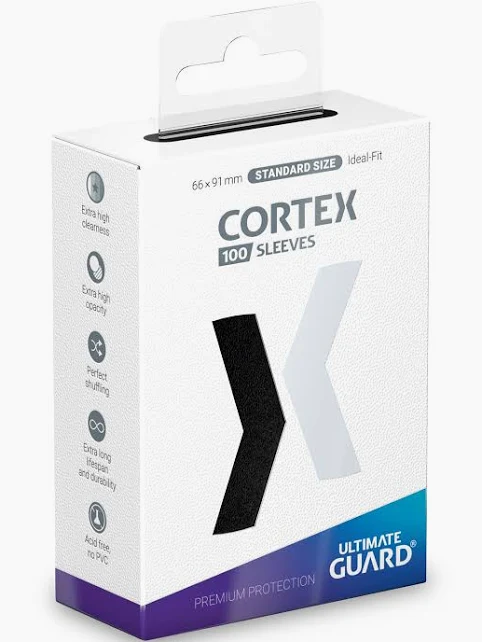 Ultimate Guard: Cortex Standard Sleeves Black