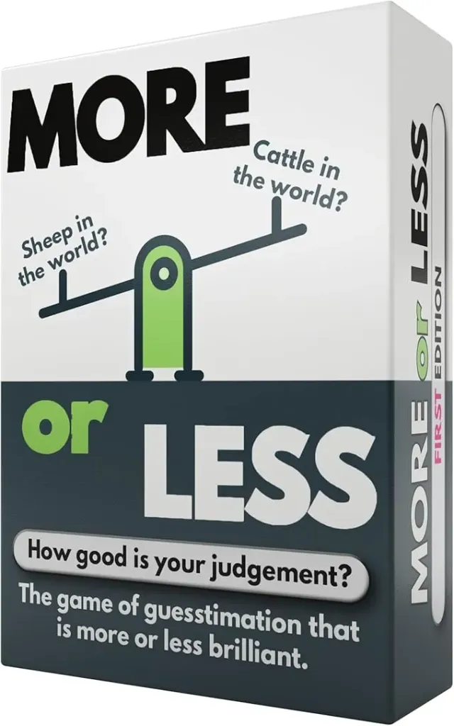 More or Less Card Game