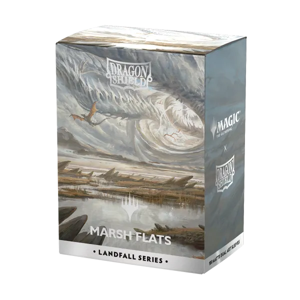 Dragon Shield X Magic: The Gathering: Marsh Flats - Matte Standard Size Sleeves Landfall Series