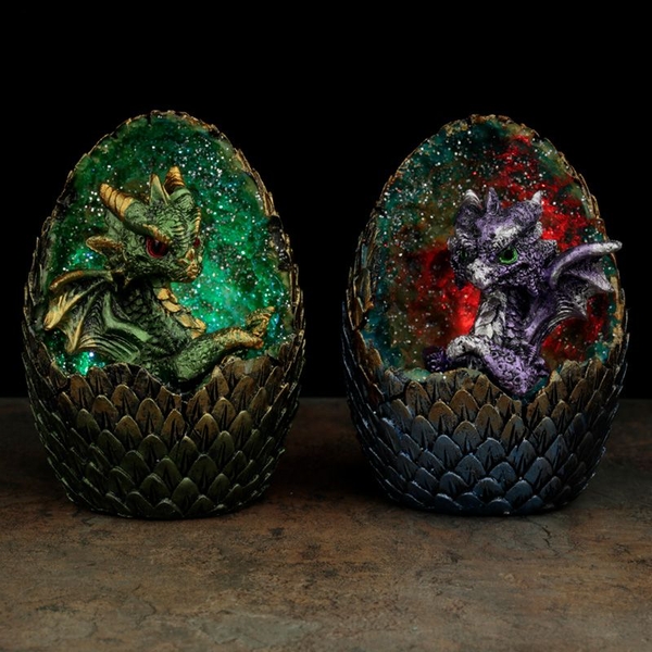 Elements Baby Dragon LED Crystal Egg (1 at Random)