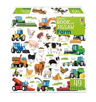Usborne Book and Jigsaw: Farm