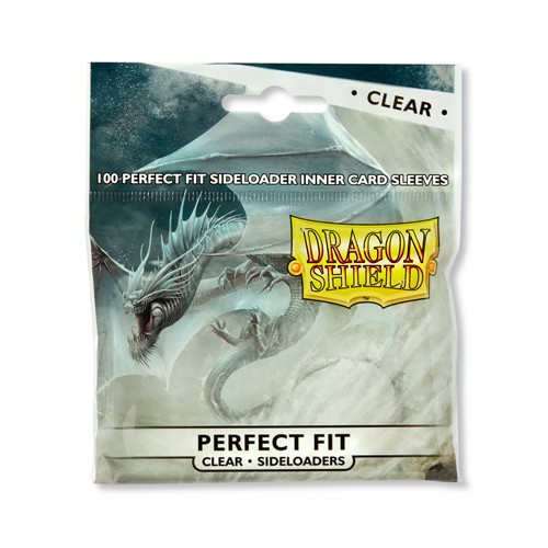 Dragon Shield - Perfect Fit Sideloaders Standard Size Sleeves 100pk - Clear