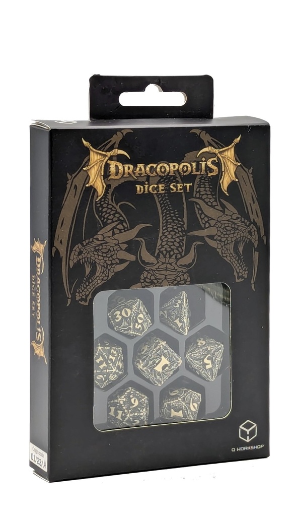 Dracopolis Dice Set - The Scandinavian Blackfang